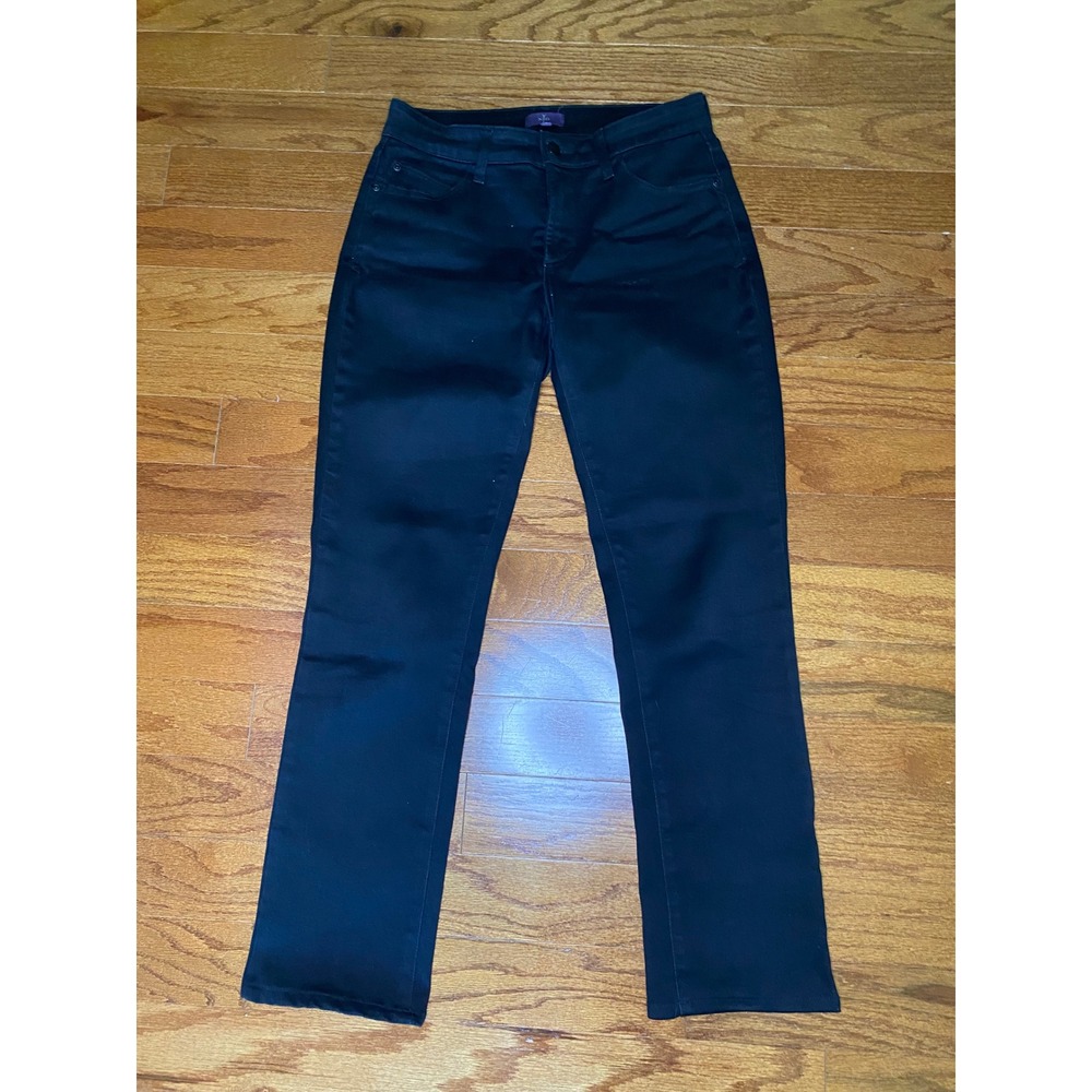 NYDJ Legging Straight Leg Black Jeans Size 2